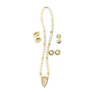 Pearl Costume Jewelry Set with extra earrings